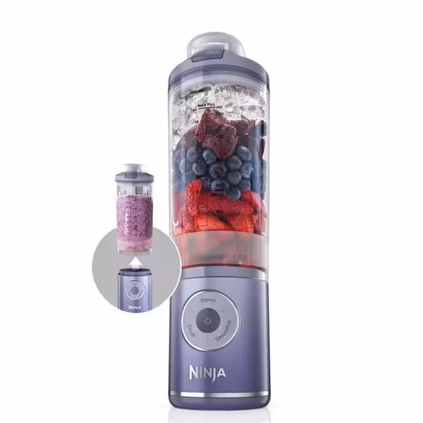 شیکر شارژی نینجا رنگ بنفش مدل Ninja Blast Max BC251LD