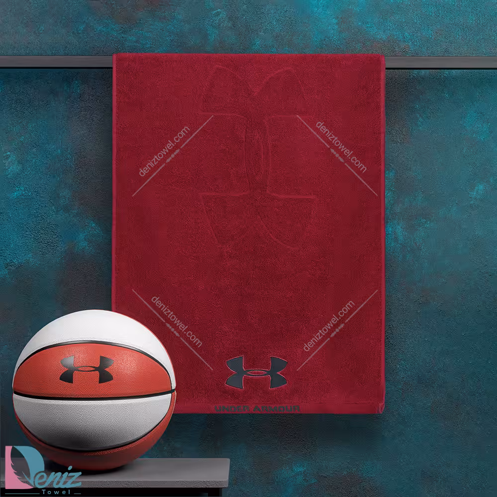 حوله ورزشی under armour زرشکی طوسی