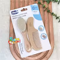 ست شانه و برس چوبی کودک چیکو Chicco