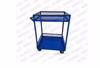 ترولی حمل ابزار با چرخ دایکاست  (ترولی‌های هتل، رستوران و بیمارستان-گاری‌های فروشگاهی و خدماتی-تجهیزات نظافتی و سطل‌های متحرک-میزهای متحرک در انبارها و کارگاه‌ها)