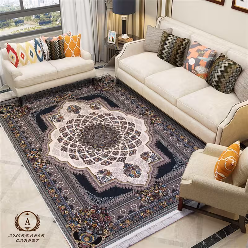 فرش 700 شانه طرح نگین