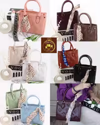 کیف دستی زنانه مجلسی ال وی اسکارفی