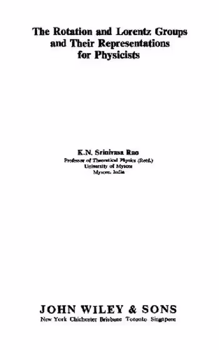 خرید و دانلود نسخه کامل کتاب The rotation and Lorentz groups and their representations for physicists