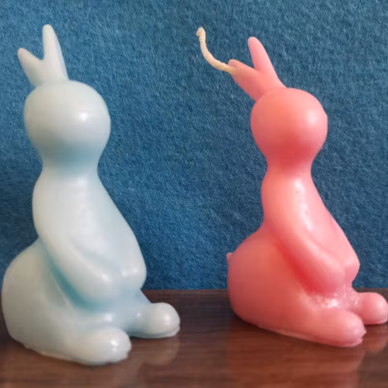 شمع خرگوش وارون  ویژه عید در انواع رنگ 