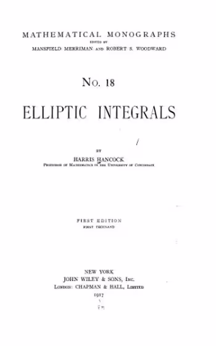 خرید و دانلود نسخه کامل کتاب Elliptic integrals