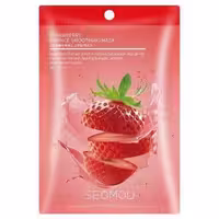 ماسک ورقه ای seomou مدل توت فرهنگی حجم 25 میل