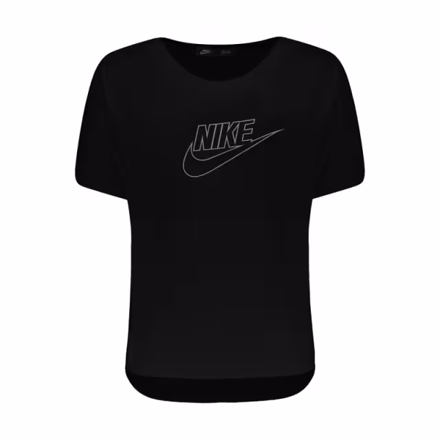 تی شرت ورزشی زنانه نایک مدل کراپ Nike