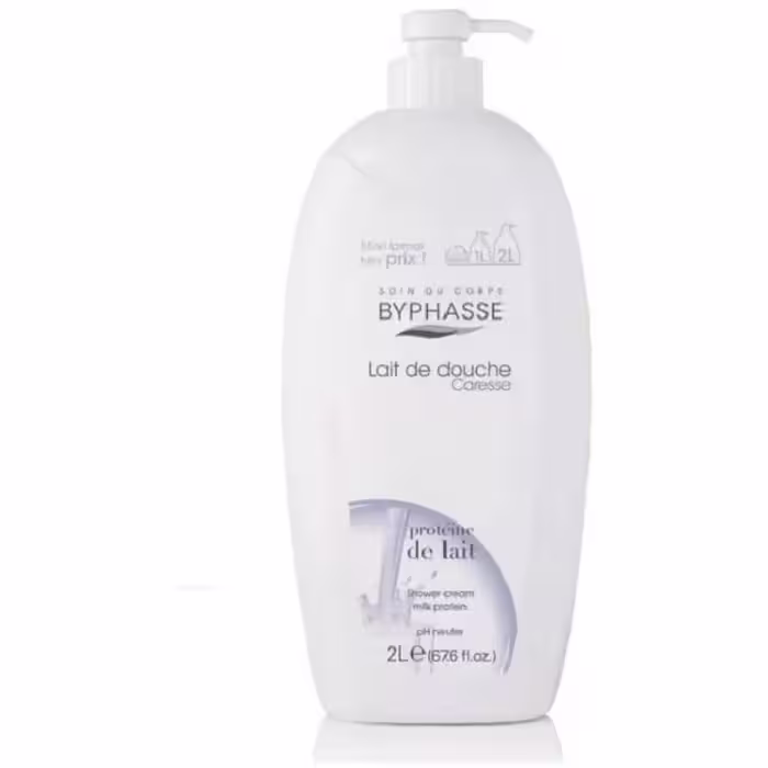 شامپو بدن بایفاس Byphasse مدل Proteine De Lait حجم 2 لیتر