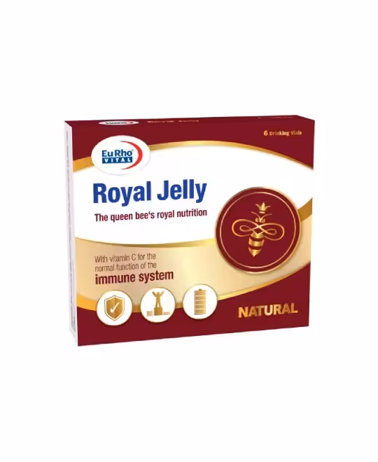 ویال خوراکی رویال ژلی یوروویتال 6 عددی