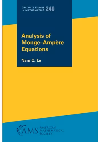 خرید و دانلود نسخه کامل کتاب Analysis of Monge–Ampère Equations
