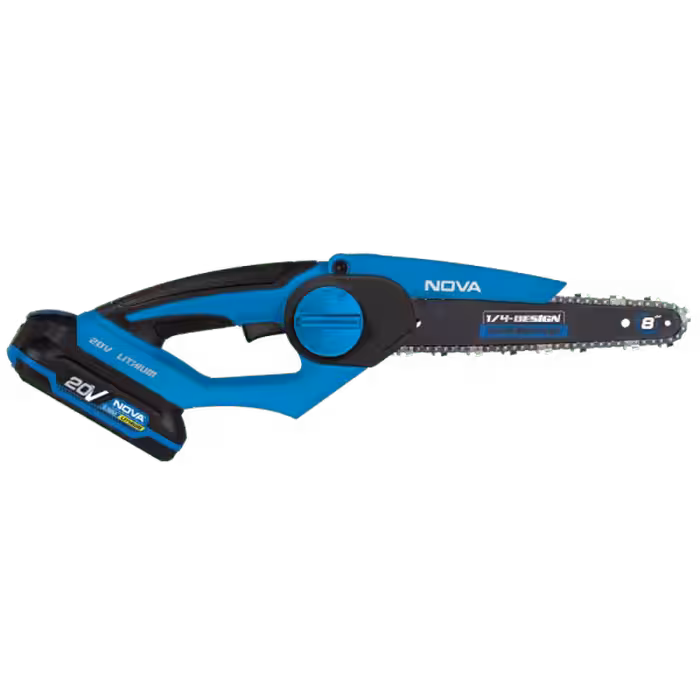 اره زنجیری شارژی 200 میلیمتری 20 ولت نووا 7744