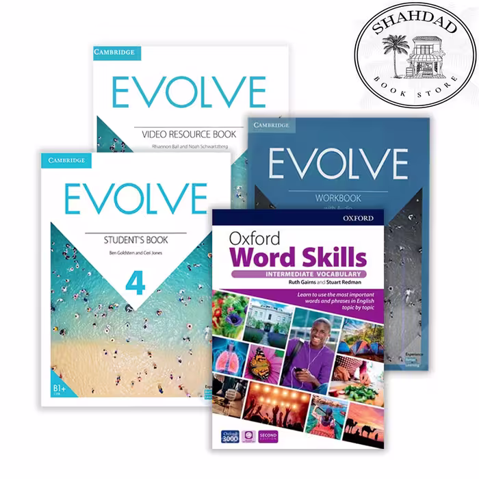 مجموعه کامل کتاب Evolve 4 سفیر، ویرایش 406-401، مناسب زبان آموزان
