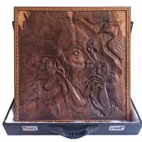 تخته نرد معرق منبت چوبی طرح حافظ کد 101921