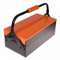 جعبه ابزار فلزی 50 سانتی اتومات تانوس مدل 2 طبقه