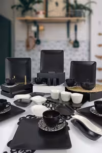 سرویس صبحانه خوری 6 نفره 34 پارچه Keramika مدل Kare