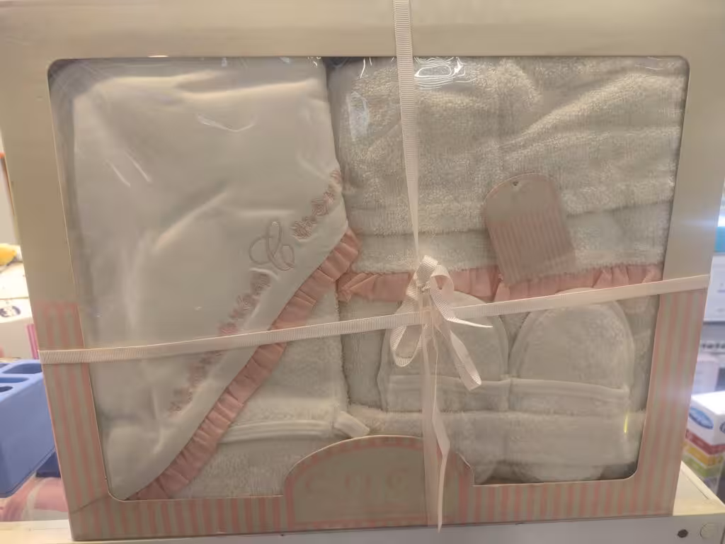 سرویس حوله نوزادی کو کو ب ب اصل ترکیه 4 تکه دخترانه cocobebe Turkey