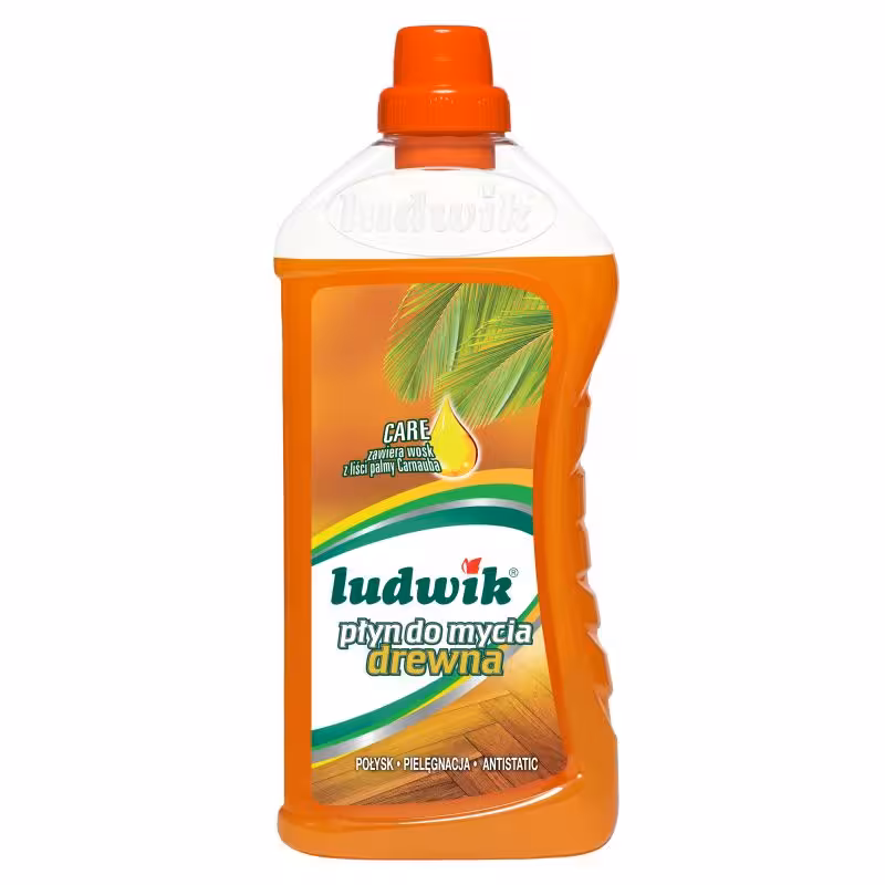 پارکت شوی لودویک Ludwik حاوی موم نخل کارنوبا حجم 1 لیتری