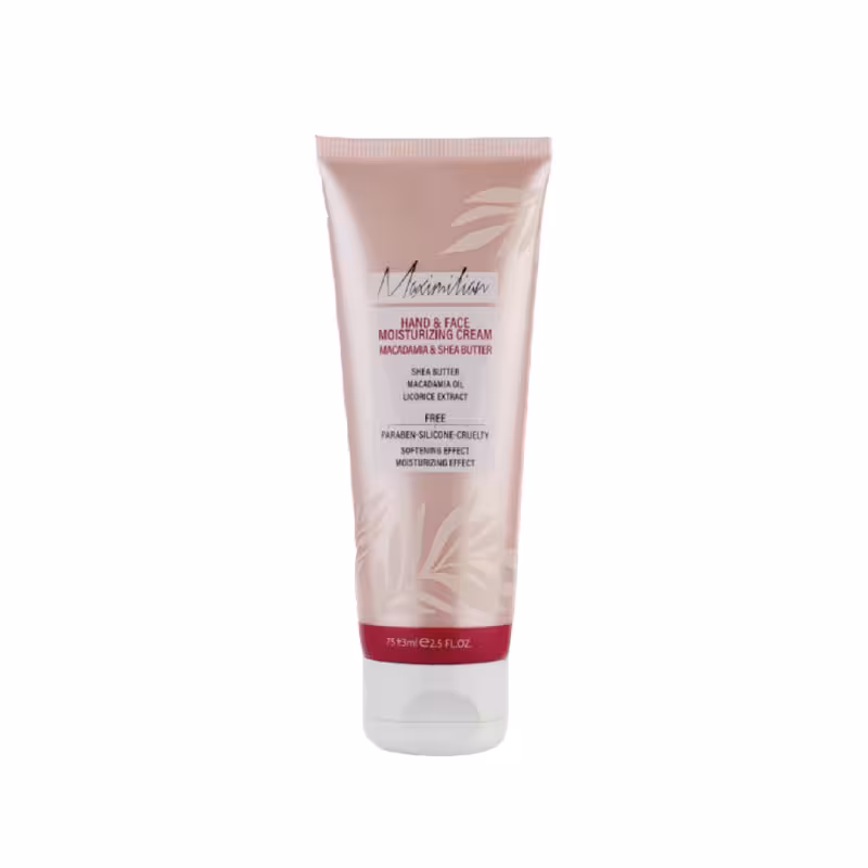 کرم مرطوب کننده دست و صورت ماکادمیا و شی باتر ماکسیمیلیان
