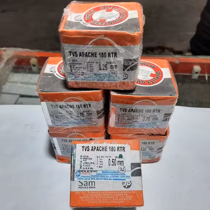 رینگ وپیستون آپاچی یا TVSبرند سام اصل | amazonchi