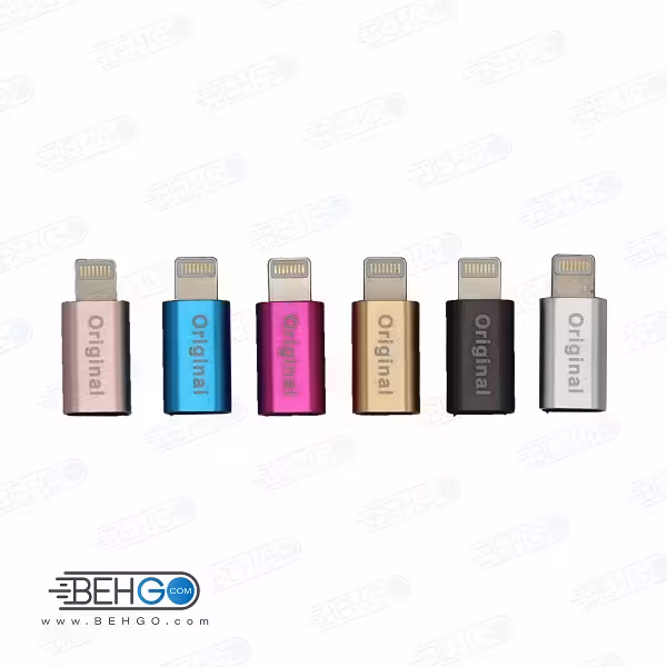 تبدیل کابل شارژر میکرو به اپل لایتنینگ مدل فست Apple Lightning to Micro USB Fast Adapter