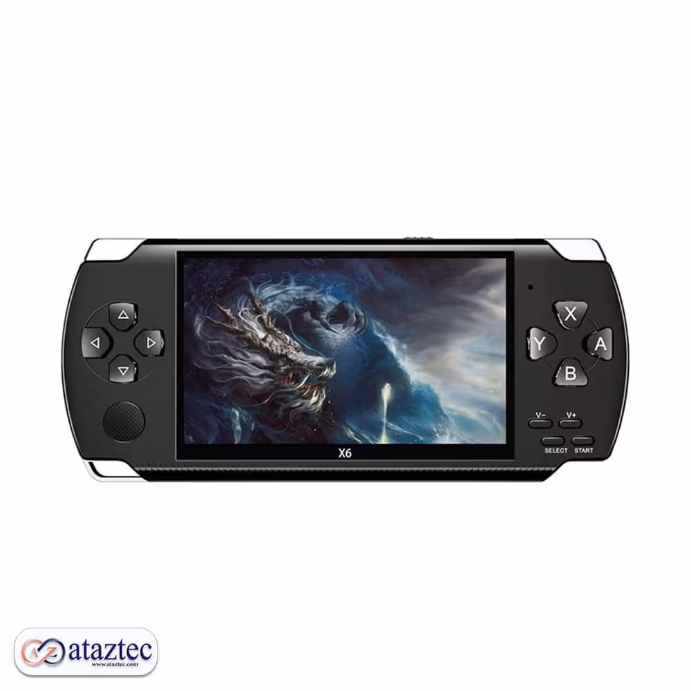 کنسول بازی دستی X6 | با  10000 بازی کلاسیک | صفحه نمایش HD و امکانات چندرسانه‌ای
