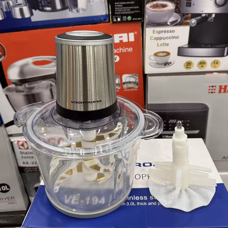 خرید خردکن 3 لیتری وگاترونیکس مدل VE-194 | موتور 400 وات و تیغه استیل