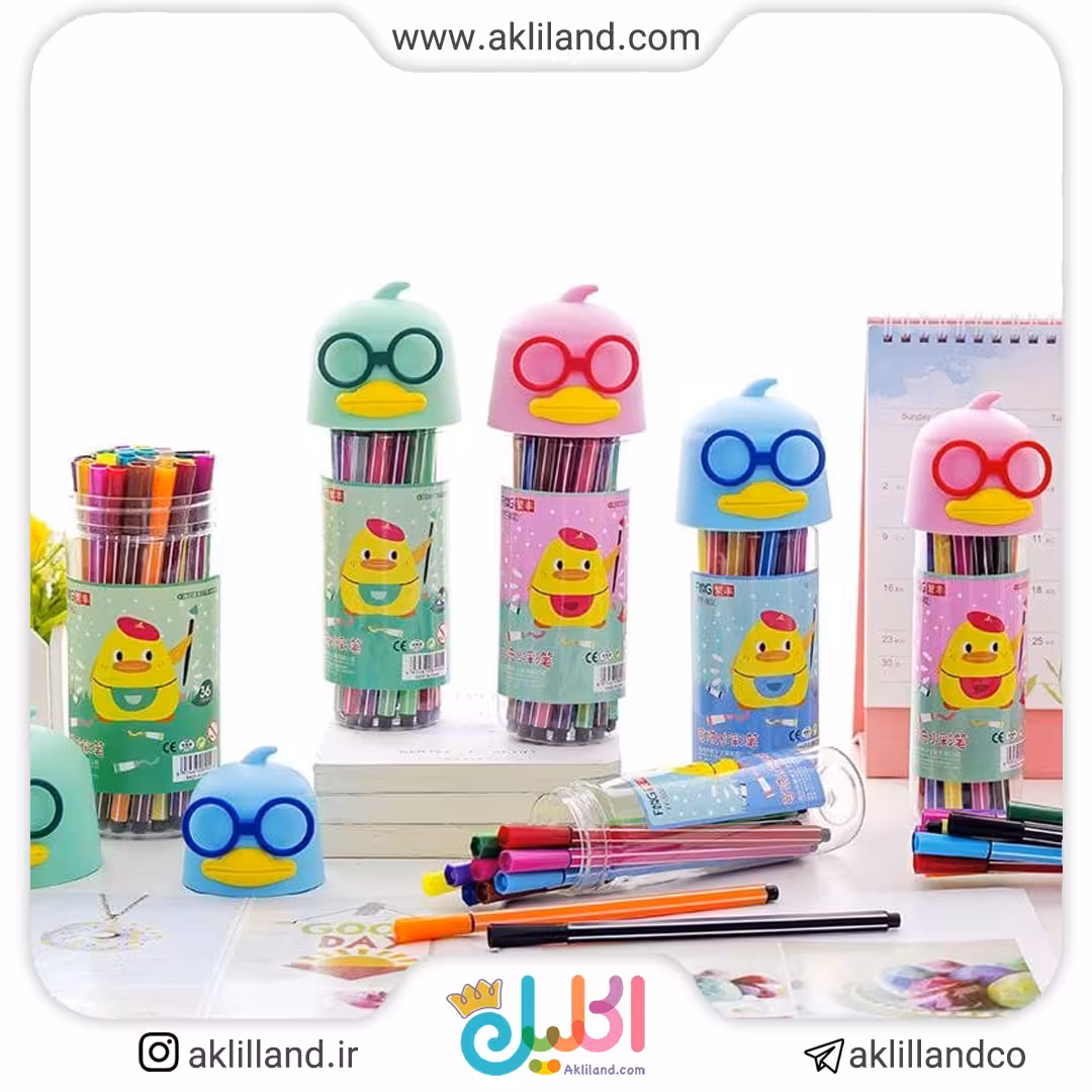 ماژیک رنگ آمیزی جوجه اردک