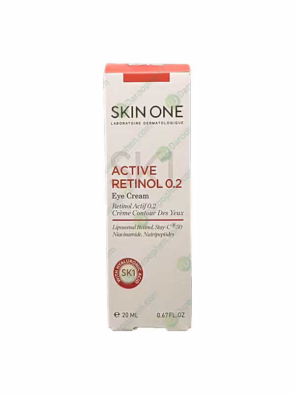 کرم دور چشم اسکین وان مناسب چروک های سطحی پوست 20 میلی لیتر – Skin One Active Retinol 0.2 Eye Cream 20 ml