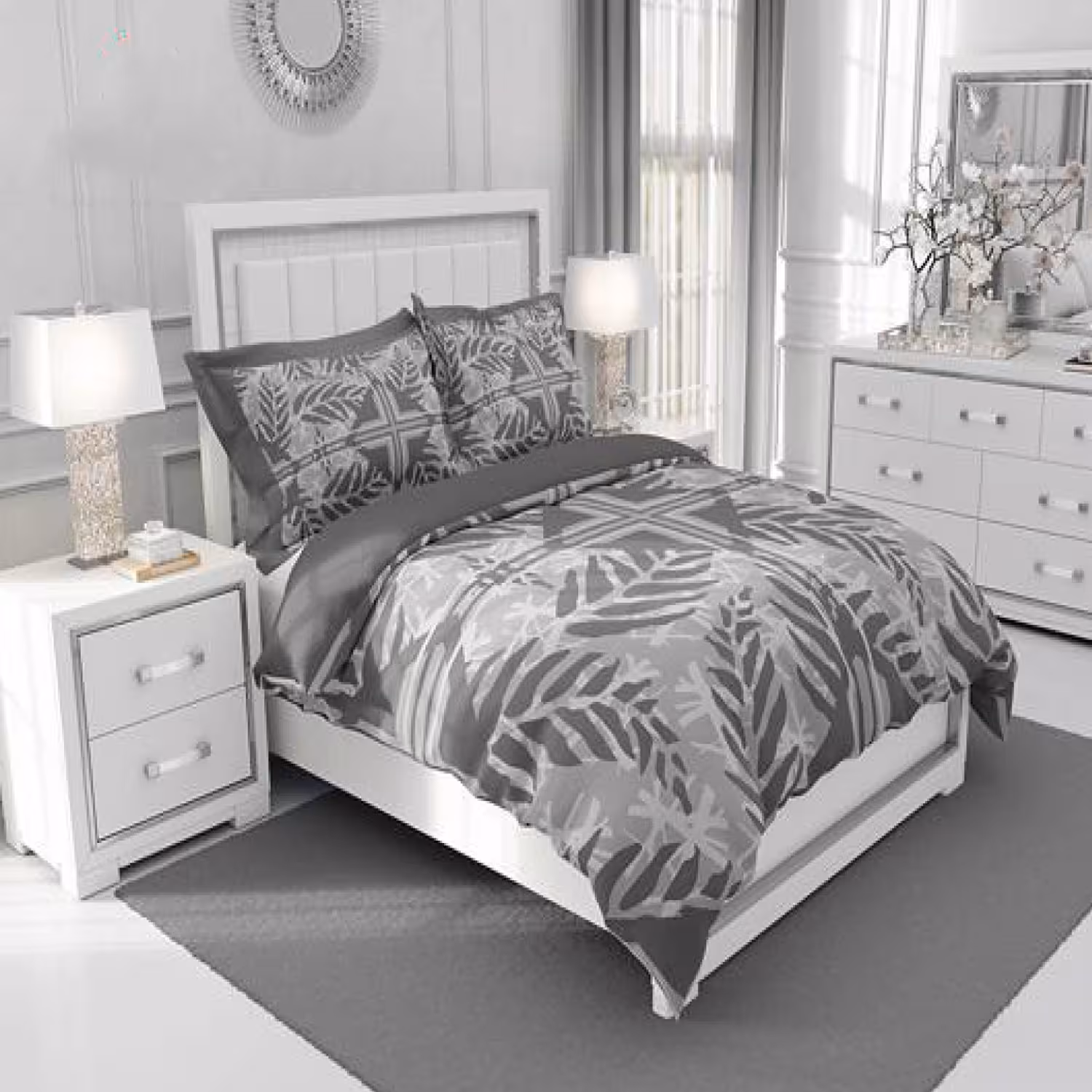 سرویس روتختی طرح‌دار چیداری مدل 1039