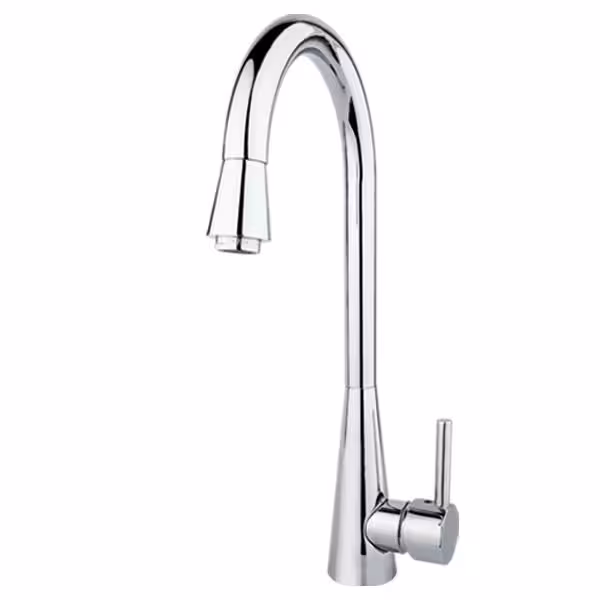 شیر آشپزخانه شلنگدار سارینا راسان کروم