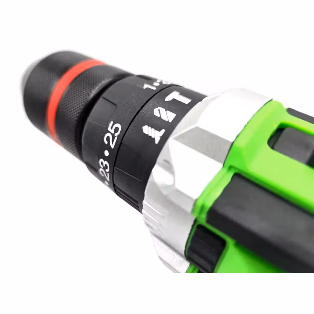 دریل چکشی شارژی صنعتی باس مدل BS-148VF-G مجموعه 26 عددی