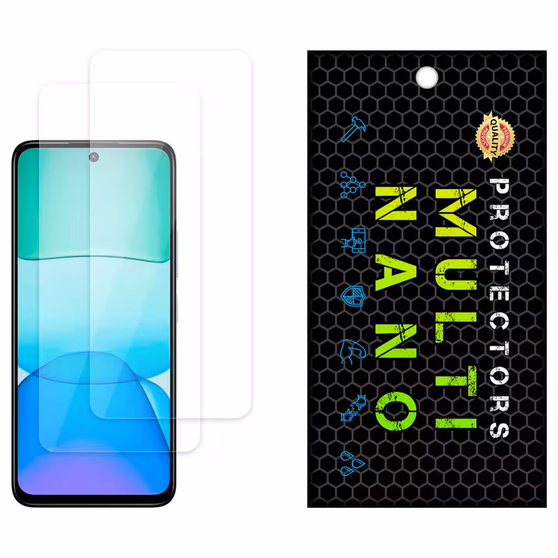 محافظ صفحه نمایش مولتی نانو مدل X-S2N مناسب برای گوشی موبایل شیائومی Poco M6 4G بسته دو عددی | کالا برتری