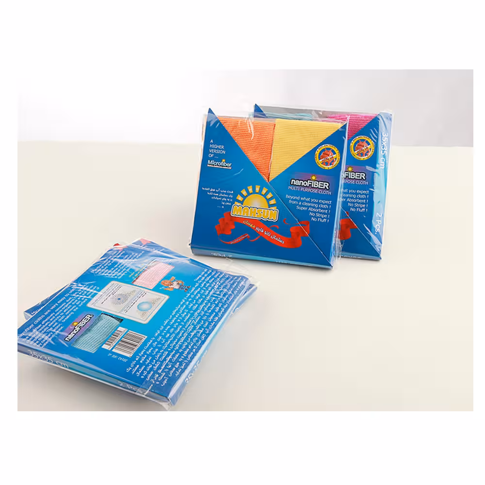 دستمال میکرو فایبر دو عددی Mahsun