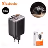 شارژر دیواری 2 پورت مک دودو Mcdodo CH-428 FreeGo GaN توان 40 وات همراه با کابل متصل