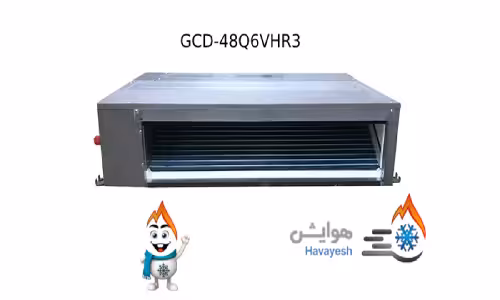 داکت اسپلیت اینورتر 48000 تکفاز جی پلاس مدل GCD-48Q6VHR3