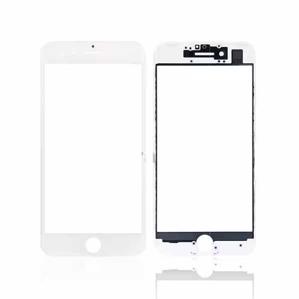 گلس گوشی آیفون 8 جی Iphone 8G 3 In 1 (glass frame oca) Tempered Explosion Glass -سفید