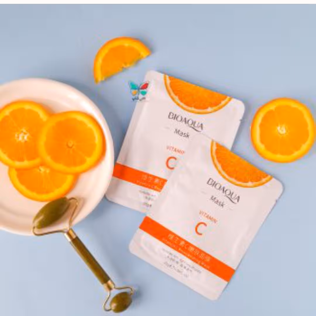 ماسک ورقه ای ویتامین سی بیوآکوا