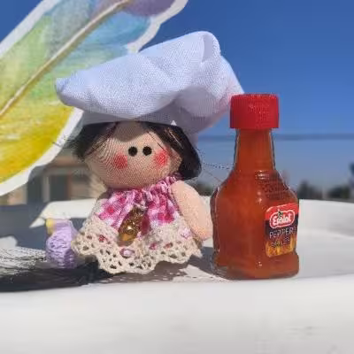 عروسک سرکلیدی جاسوئیچی سرآشپز عکاس