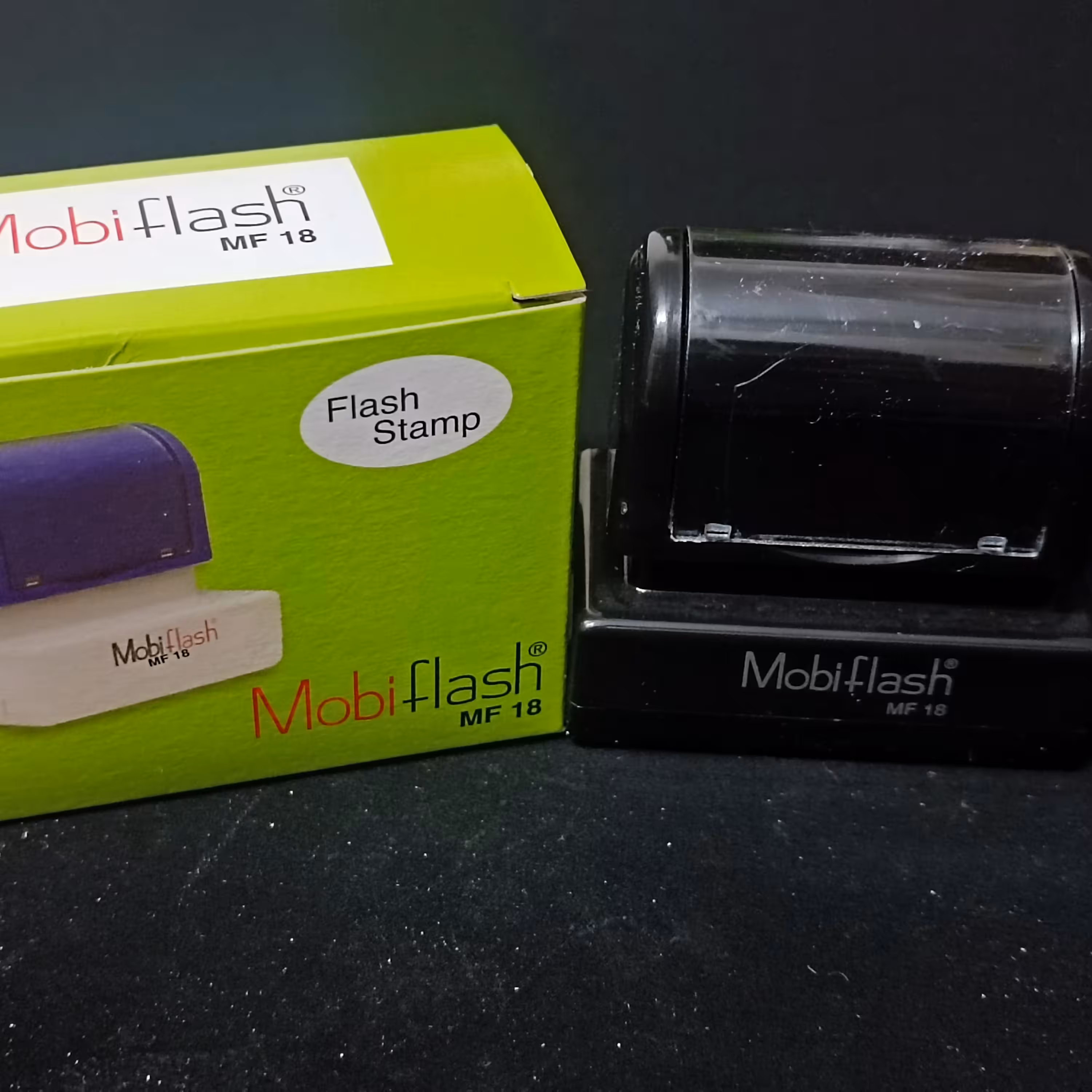 مهر لیزری اتوماتیک mobiflash18 مستطیل ترکی مناسب مهر خاتم 