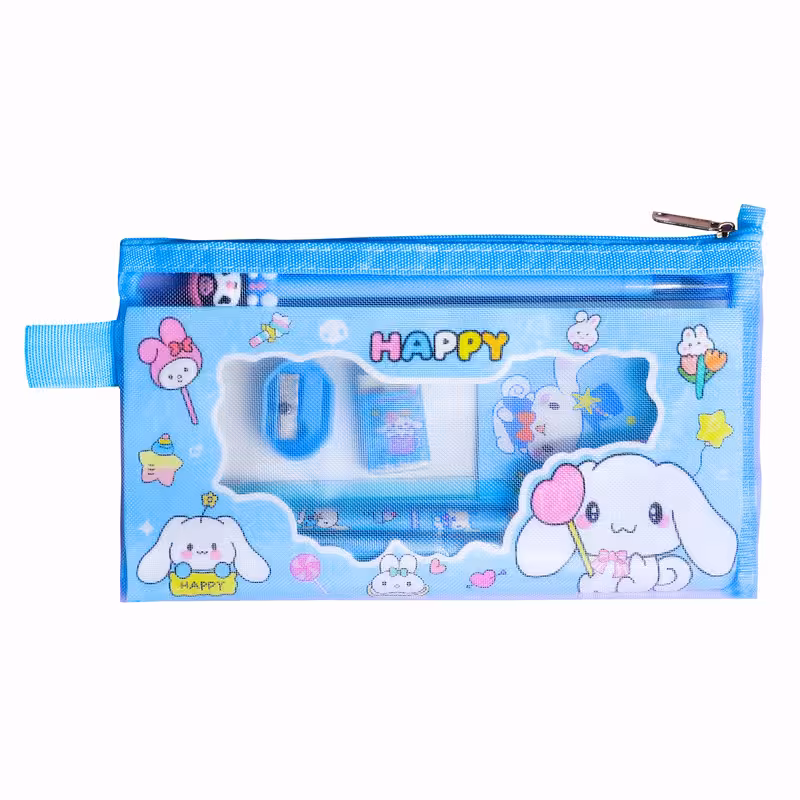 بسته لوازم تحریر مدل سینامورول و گروه سانریو مجموعه 9 عددی | چاوه