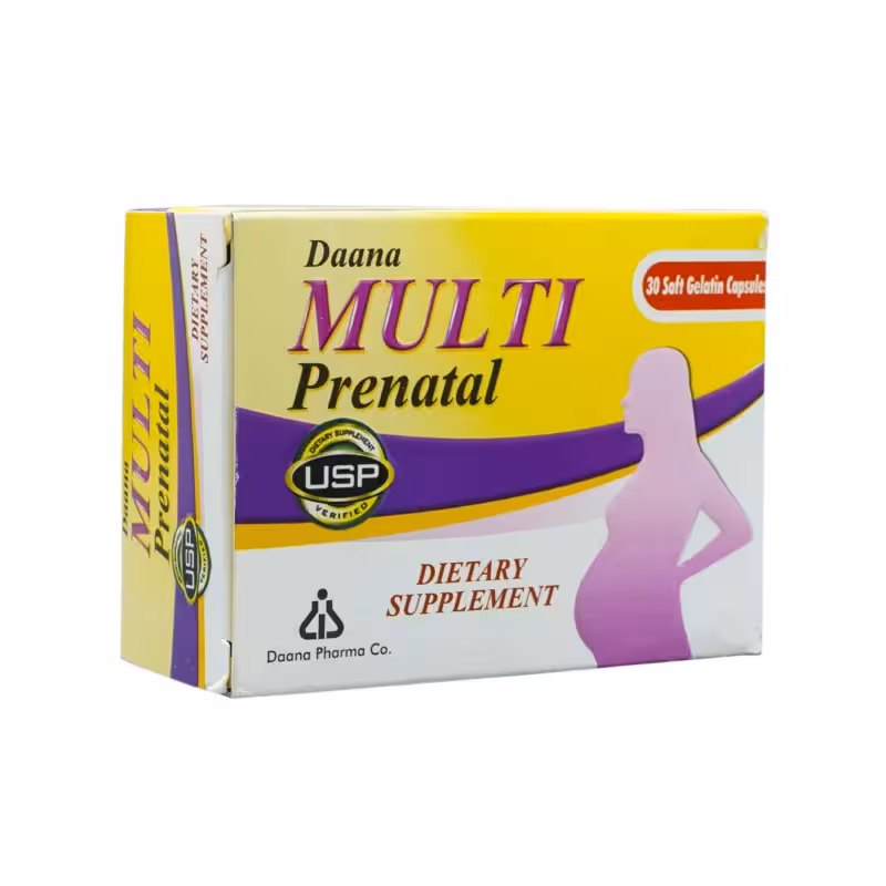 کپسول نرم مولتی پریناتال 30 عددی دانا