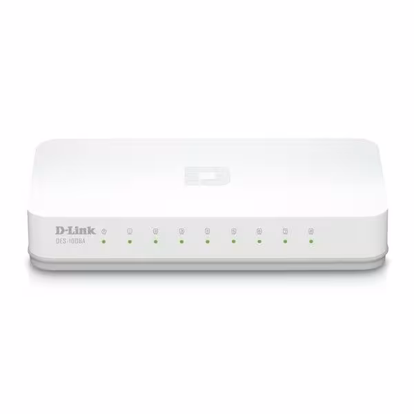 سوییچ 8 پورت گیگابیتی و دسکتاپ دی-لینک مدل DGS-1008A