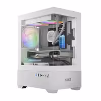 کیس گیم دیاس GAMDIAS AURA GC9M WHITE ARGB GAMING CASE