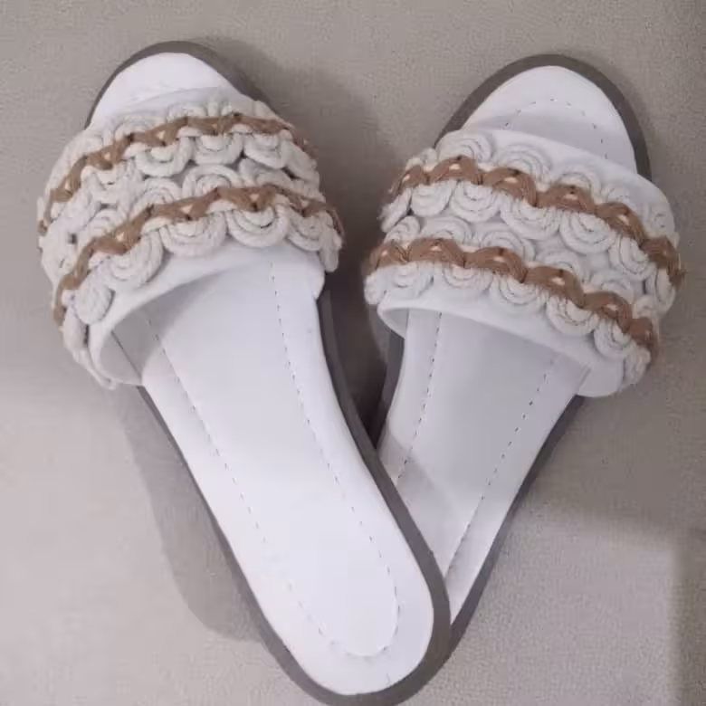 صندل مکرومه بافی