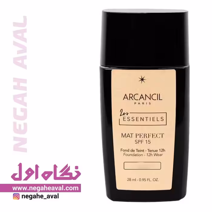 کرم پودر مت پرفکت SPF15 آرکانسیل شماره 022