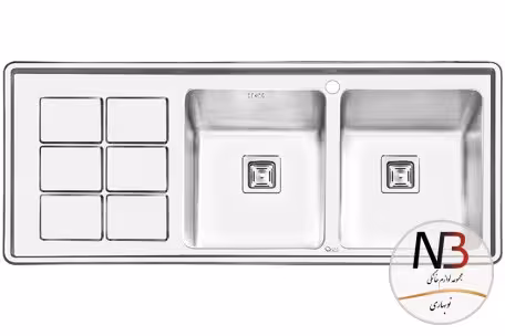 سینک توکار ایلیا استیل مدل 2064