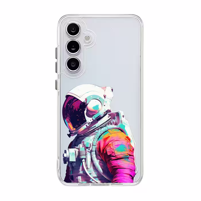 قاب شفاف چاپی طرح فضانورد مدل Astronaut کد T0001 برای شیائومی