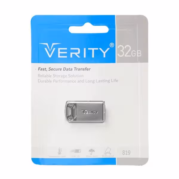 فلش مموری وریتی مدل V819 ظرفیت 32 گیگابایت USB 3.0