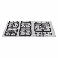 اجاق گاز صفحه ای درسا مدل DG2203-5R استیل 5 شعله ای