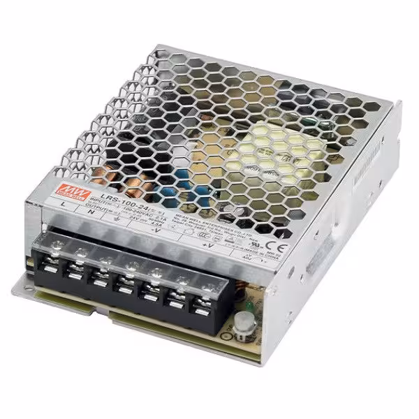 منبع تغذیه 24 ولت 4.5 آمپر مینول مدل LRS-100-24 | کالا مکس